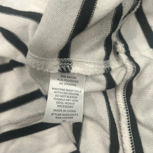 MIX BY 41 HAWTHORN Arnold Three Quarter Sleeve Raglan Knit Top size M - Picture 5 of 6